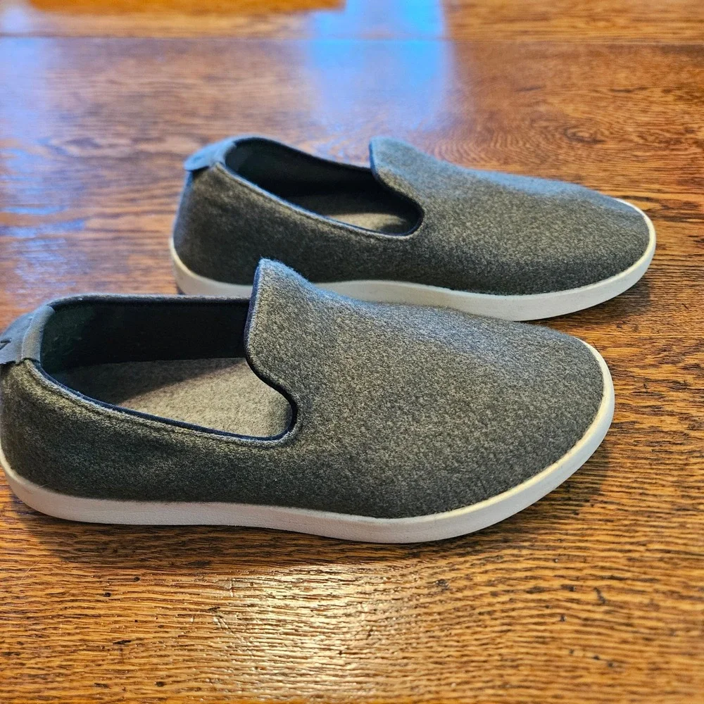 Allbirds Wool Loungers‎ Merino Wool Heather Green Slip On Sneakers Womens 10